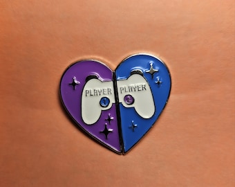 Couples gaming pin set