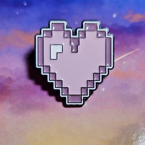 Pixel kawaii heart