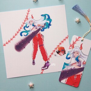 Yamato One Piece laminato e segnalibro