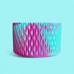 Pink Passion Shimmer | Waves Texture | Silicone Boot
