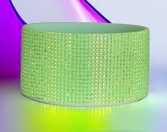 Custom Neon Trash Can- Neon- UV- Black Light- Halloween Decor- Bathroom Decor- Glow- Room Decor- Office Decor- Cute Office Supplies-