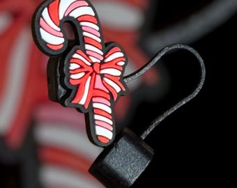 Candy Cane | Straw Topper 10mm