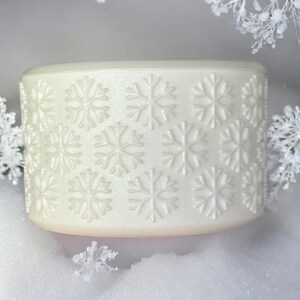 White Shimmer | Snowflake | Silicone Boot
