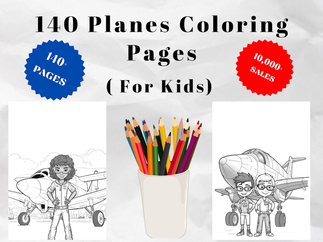 140 Airplane Coloring Pages,kids Coloring, Aviation, Airplane, Coloring