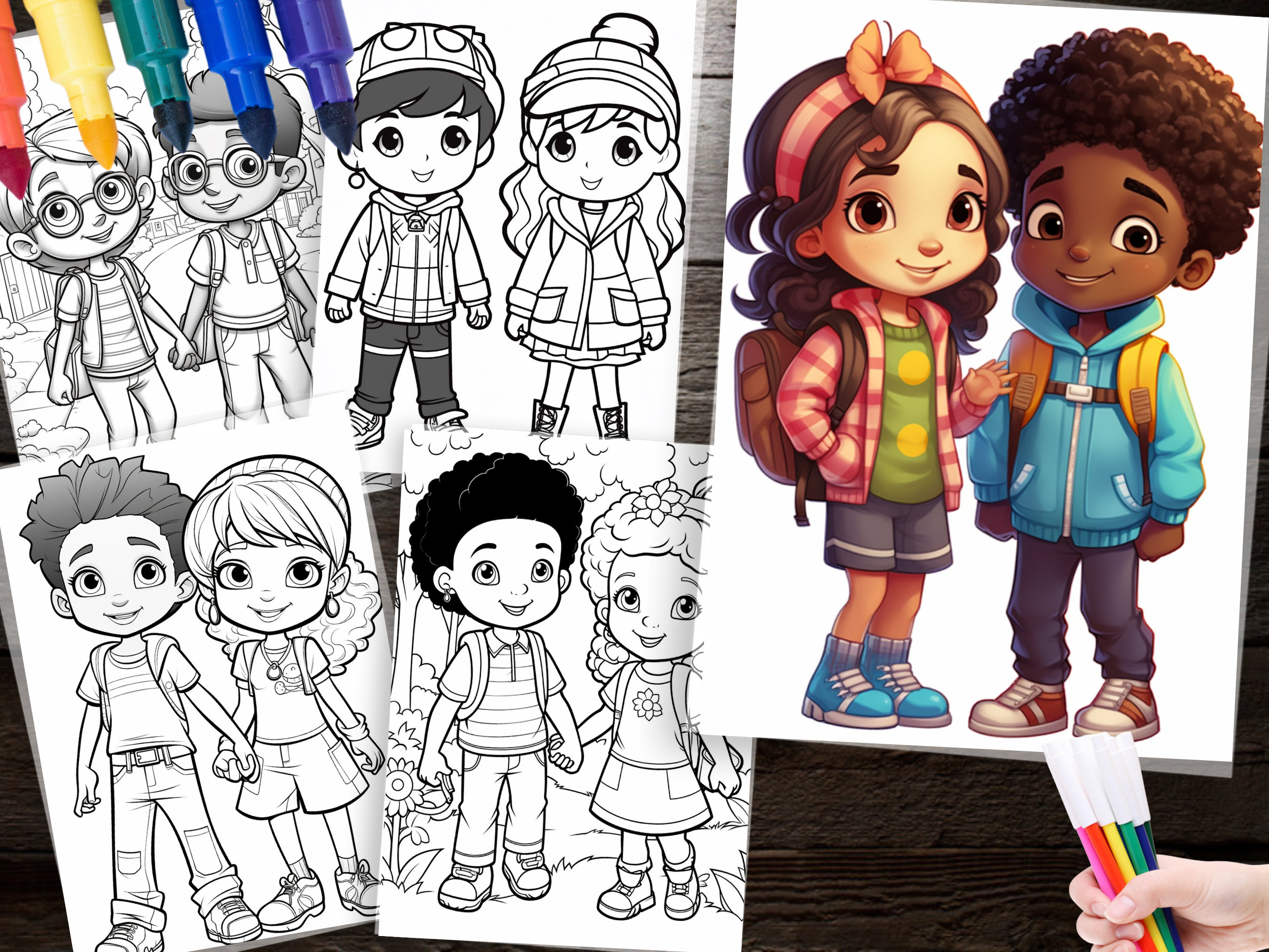 Free Black Boy And Girl Printables