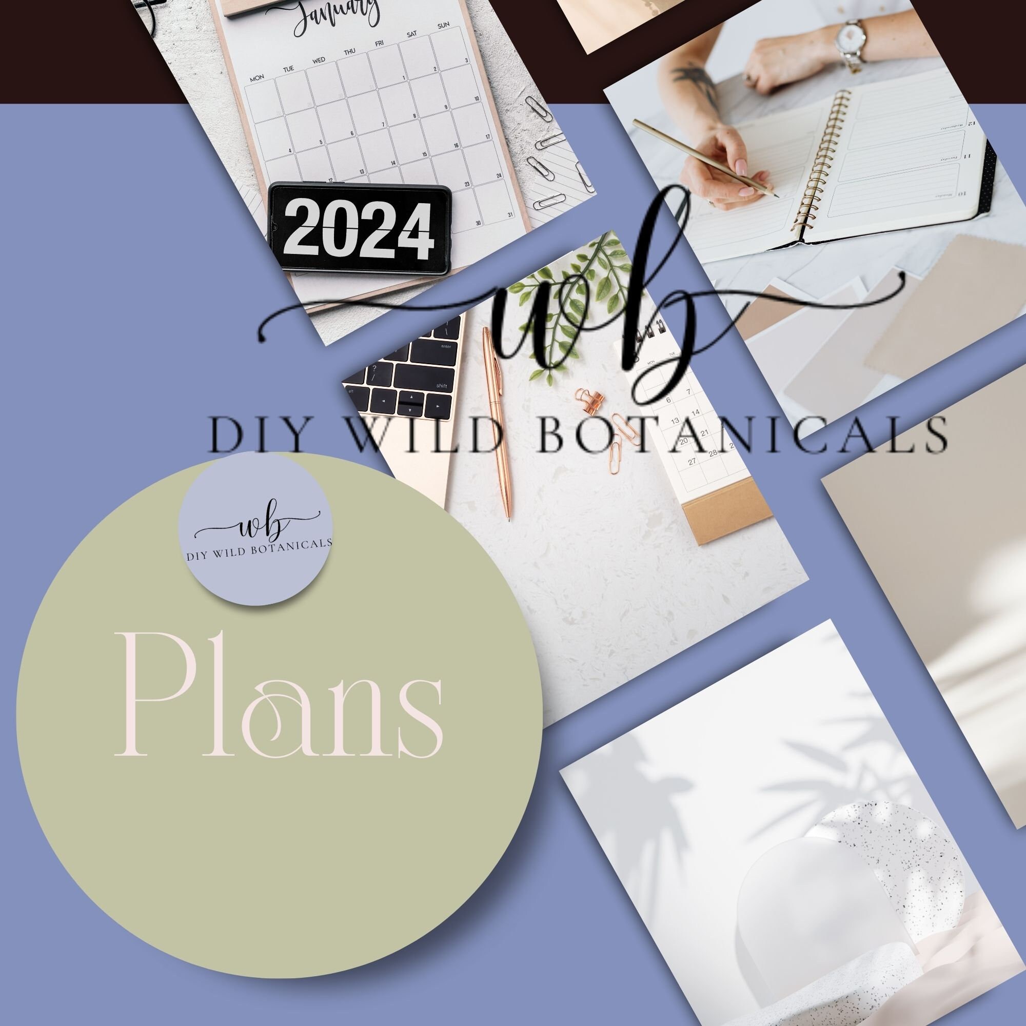 Blank Floral Calendar, Weekly Printable Pages, Printable Calendar Notes ...