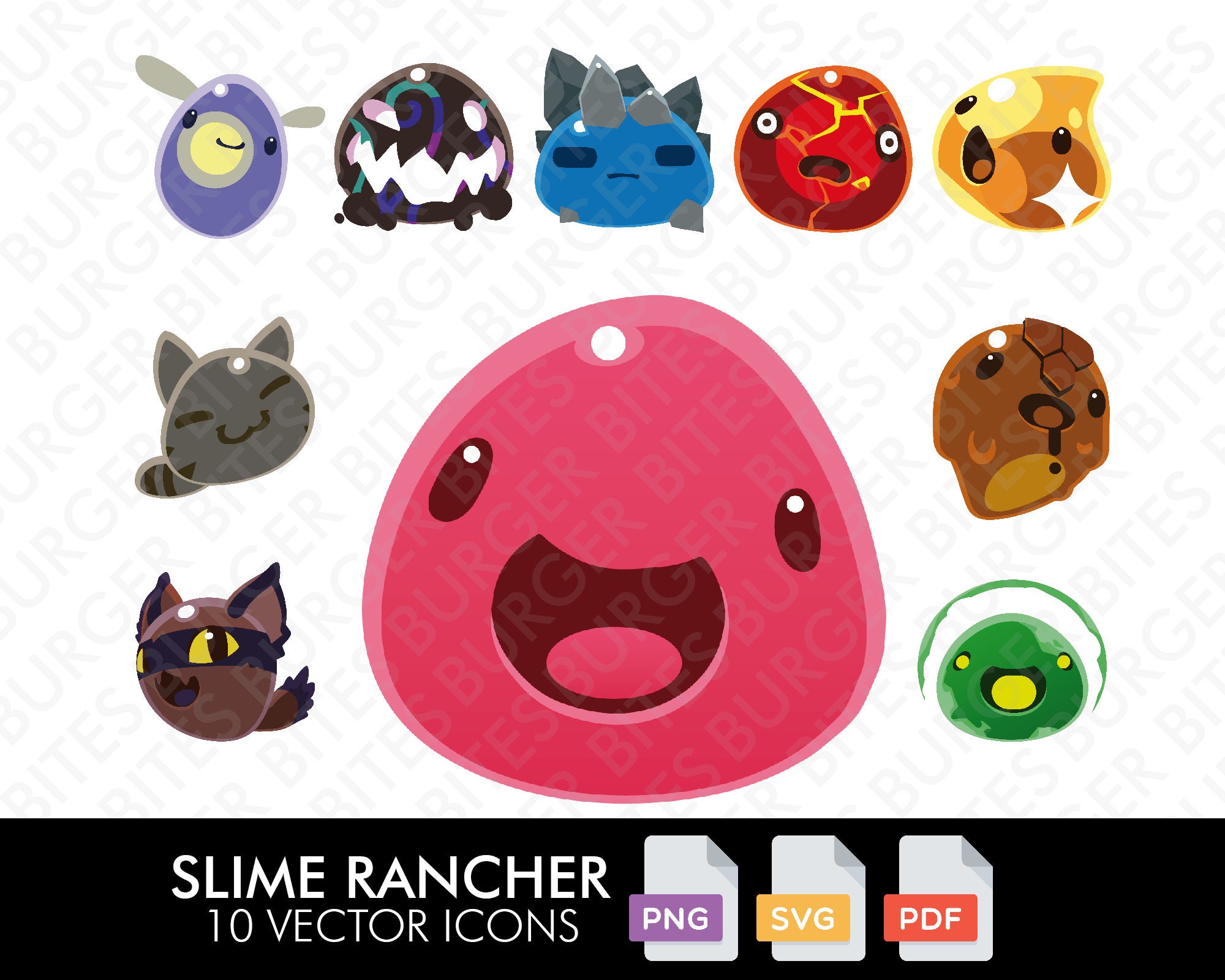 Slime rancher sticker pack -  Portugal