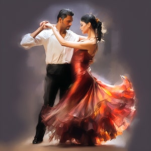 Flamenco dancing digital image download dance art image flamenco dance image download