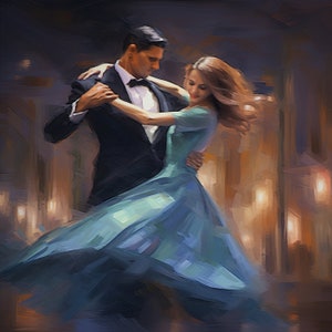 Ballroom dancing digital image download dance art image couple ballroom dance image download