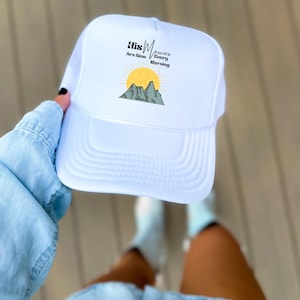 Christian Trucker Hat Bible Verse Hat His Mercies Are New Hat Scripture Trucker Hat Faith Cap Jesus Trucker Hat Christian Hat Christian Gift