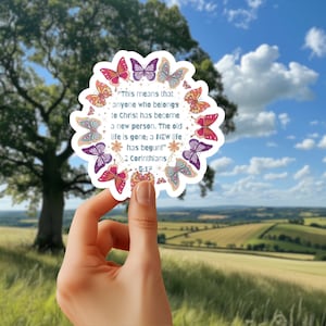 Christian Stickers Jesus Stickers Waterproof Christian Sticker Faith Journal Sticker Christian Laptop Sticker Christian Water Bottle Sticker