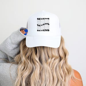 Sevens Hat, Christian Trucker Hat, Christian Streetwear, Bible verse Hat
