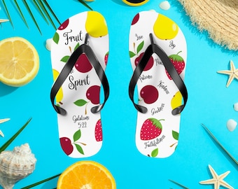 Fruit of the Spirit-slippers: christelijke zomersandalen met kersen