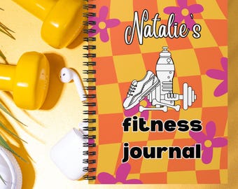 Personalized Fitness Journal: 6" x 8", Gym & Workout Tracker