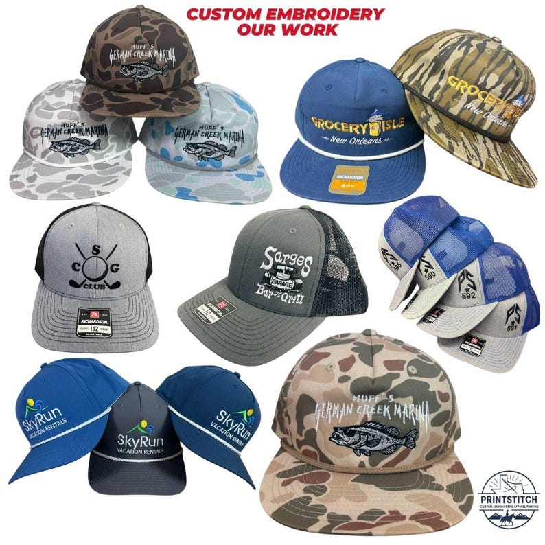 Custom Embroidery Flexfit Delta Hat: Personalized Logo or Text image 9