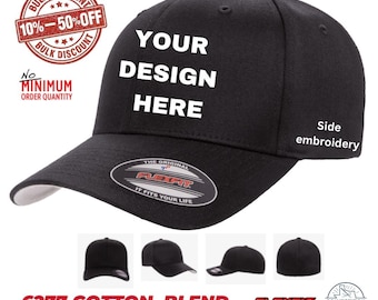 Custom Embroidery Flexfit Hat: Personalized Logo or Text