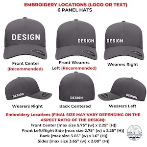 Custom Embroidery Flexfit Delta Hat: Personalized Logo or Text image 6