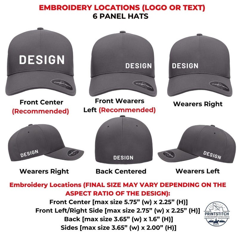 Custom Embroidery Flexfit Delta Hat: Personalized Logo or Text image 6