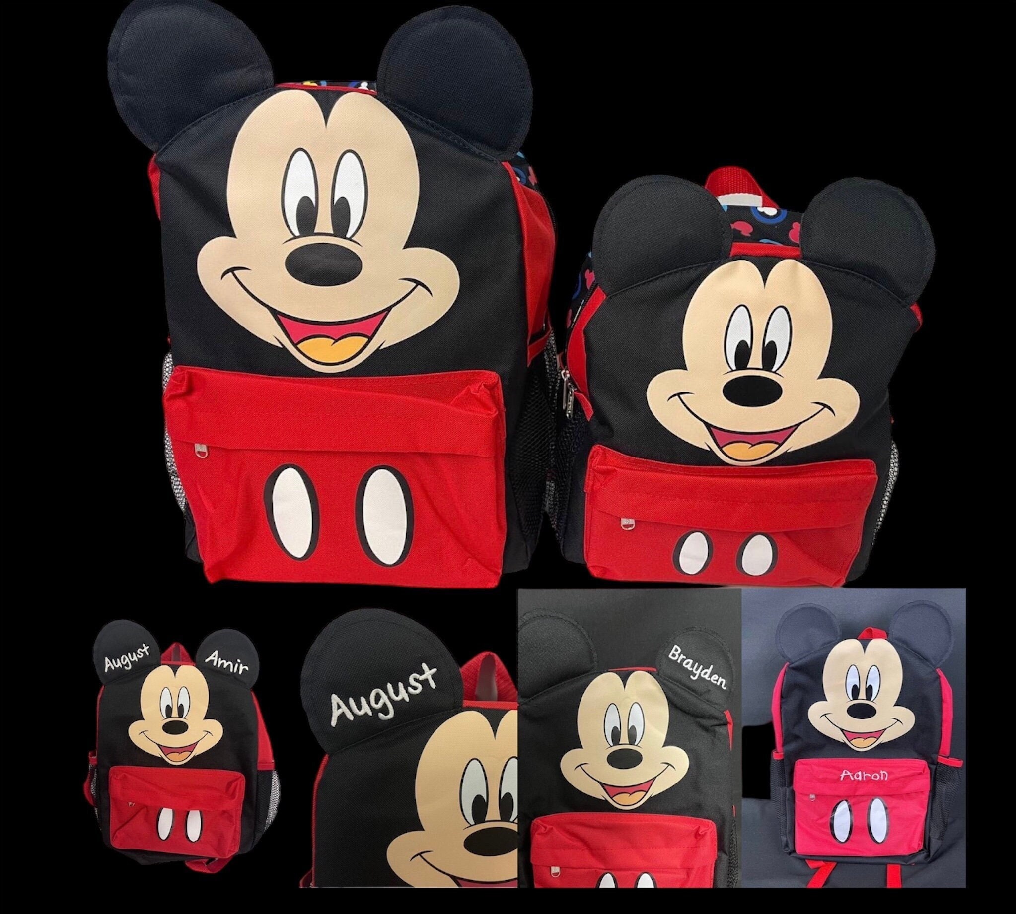 Mickey Mouse Backpack Etsy