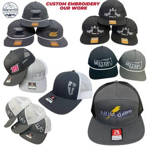 Custom Embroidery Flexfit Delta Hat: Personalized Logo or Text image 7