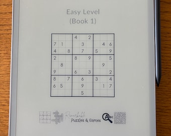 Easy Sudoku Puzzle Bundle: 3-Book Set, Relaxing Brain Games (Printable PDF + Digital Tablet Edition)