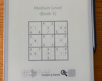 Medium Sudoku Puzzle Bundle | 3-Book Set for Adults | Challenging Brain Games | Digital & Printable