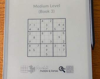 Medium Sudoku Puzzle Book for Adults: 50 Engaging Puzzles (Tablet-Friendly)