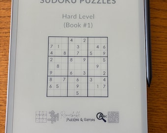 Hard Sudoku Puzzle Bundle | 3-Book Set for Adults | Expert-Level Brain Games | Tablet-Friendly + Printable