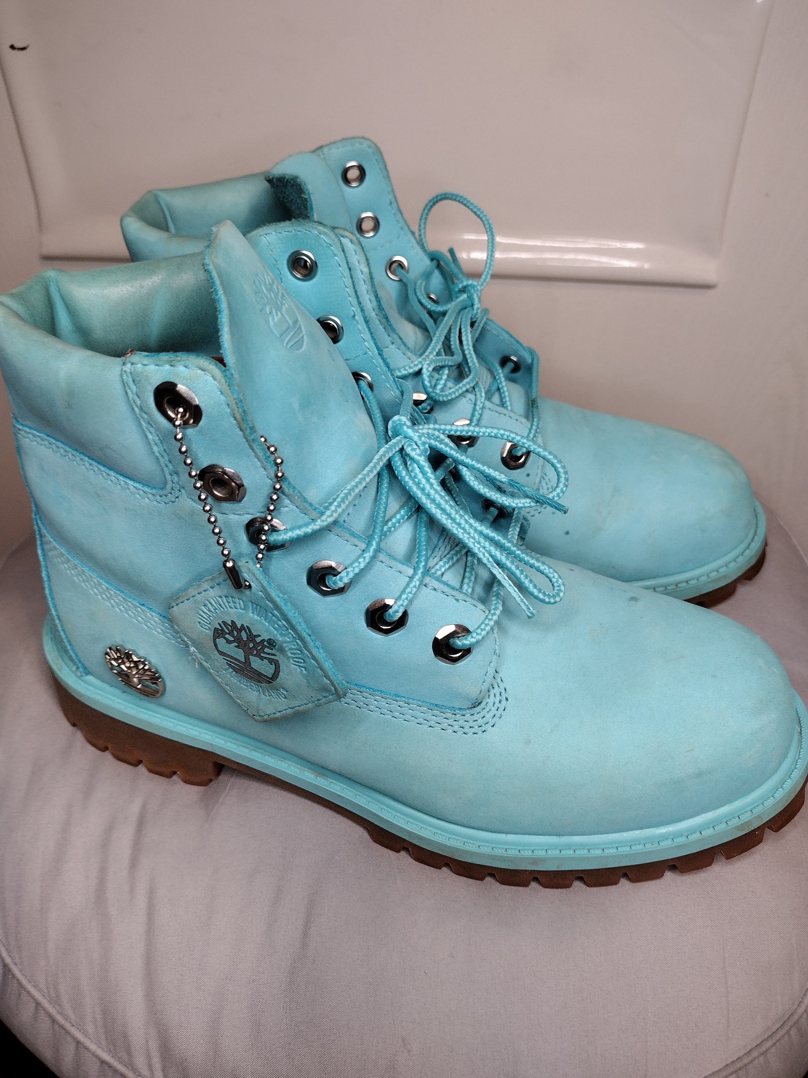 multicolor timberland boots