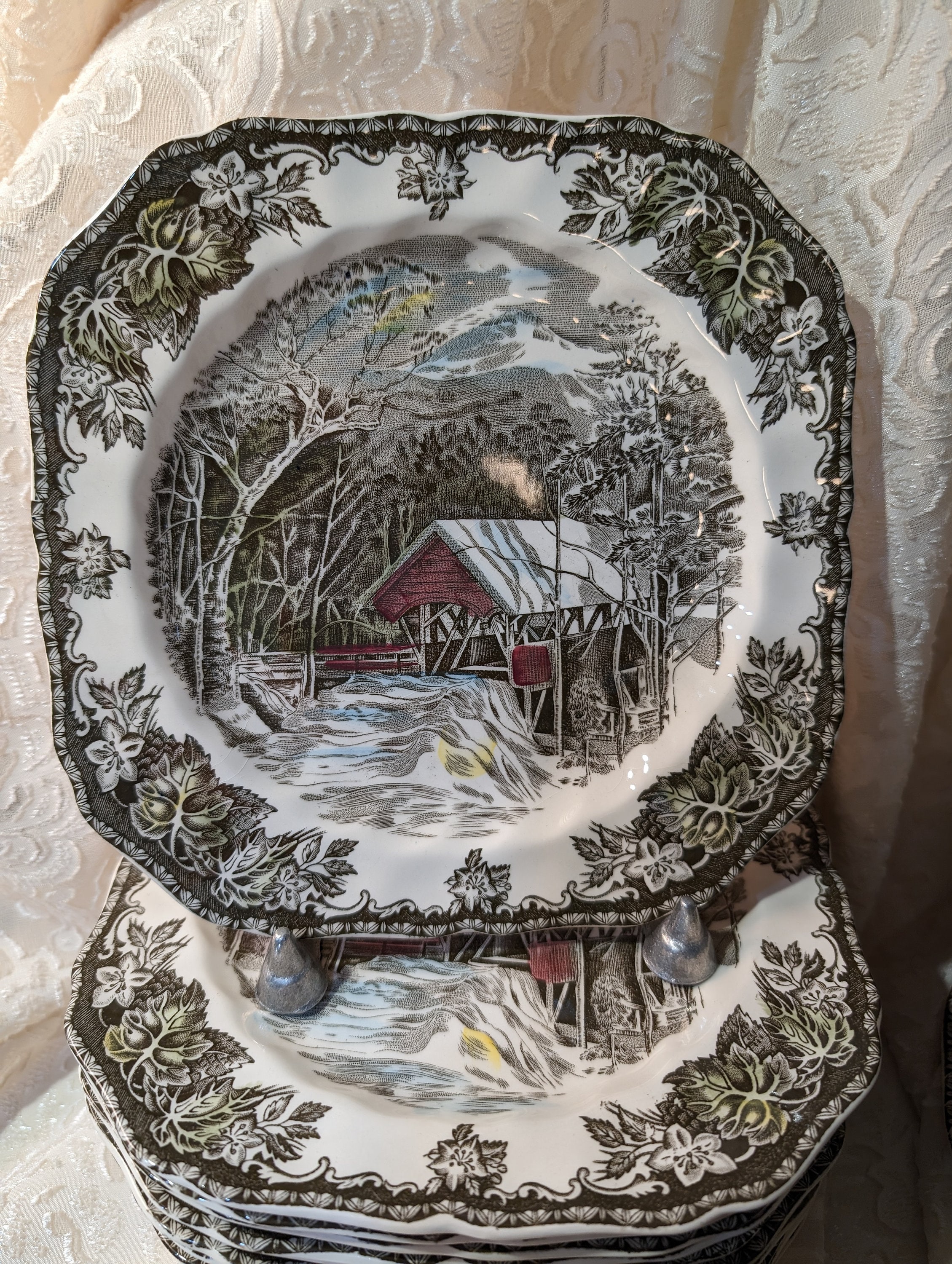 Friendly Village by Johnson Brothers Assorted Plates (the School