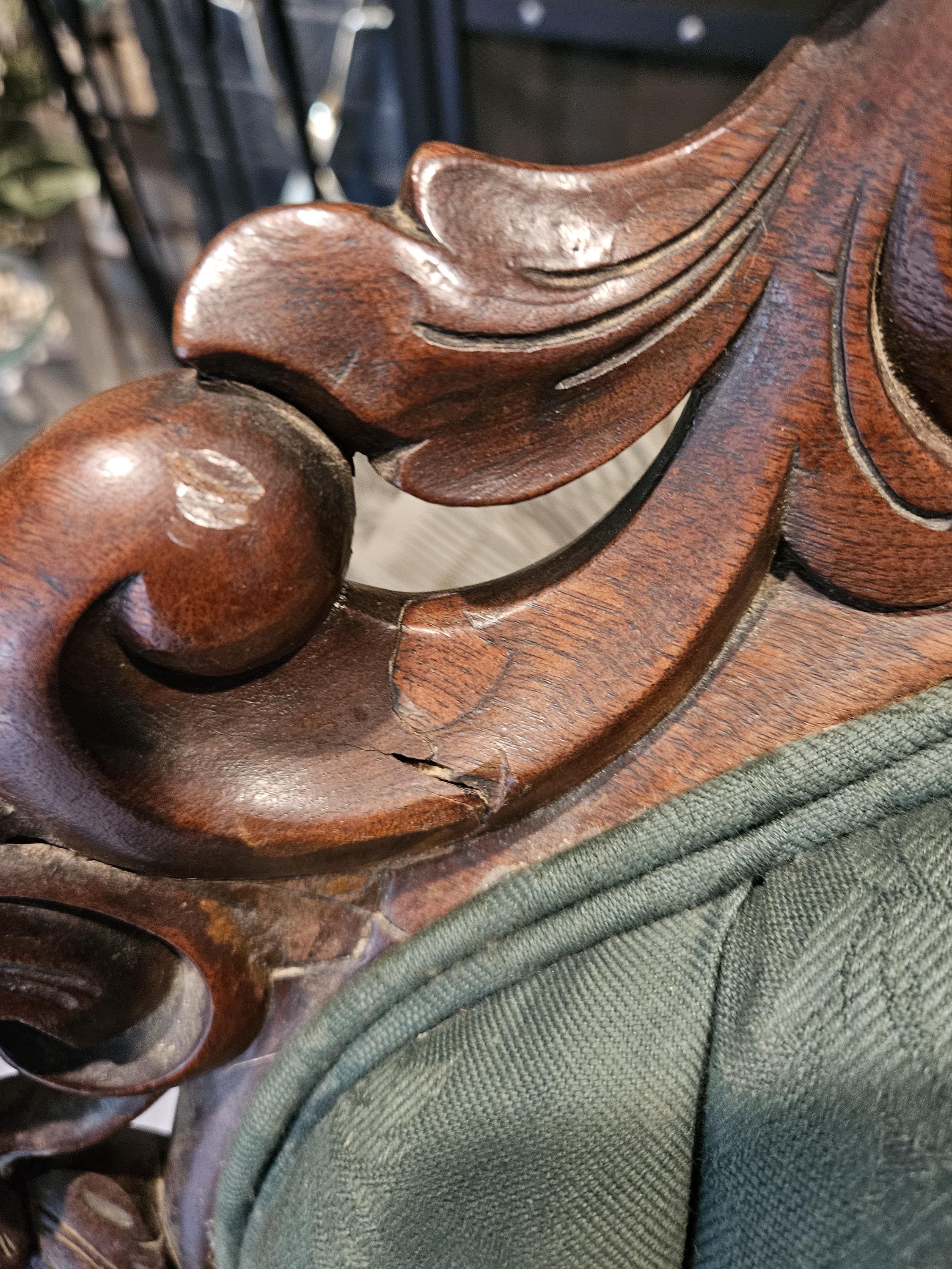 Early 1900's Solid Mahogany Victorian High Back Chair. - Etsy