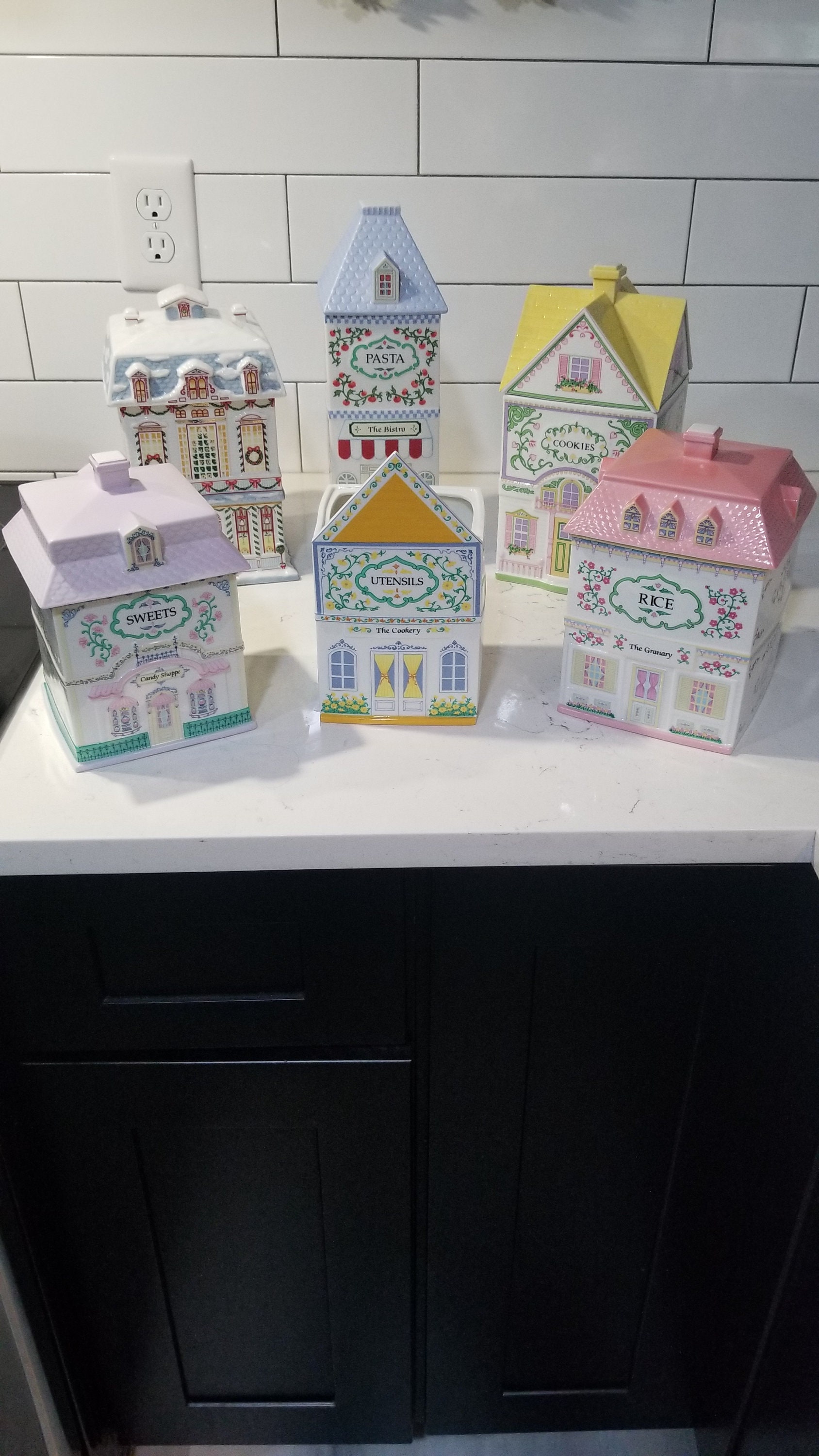 Vintage Lenox 1990's Spice Village Individual Canisters - Etsy