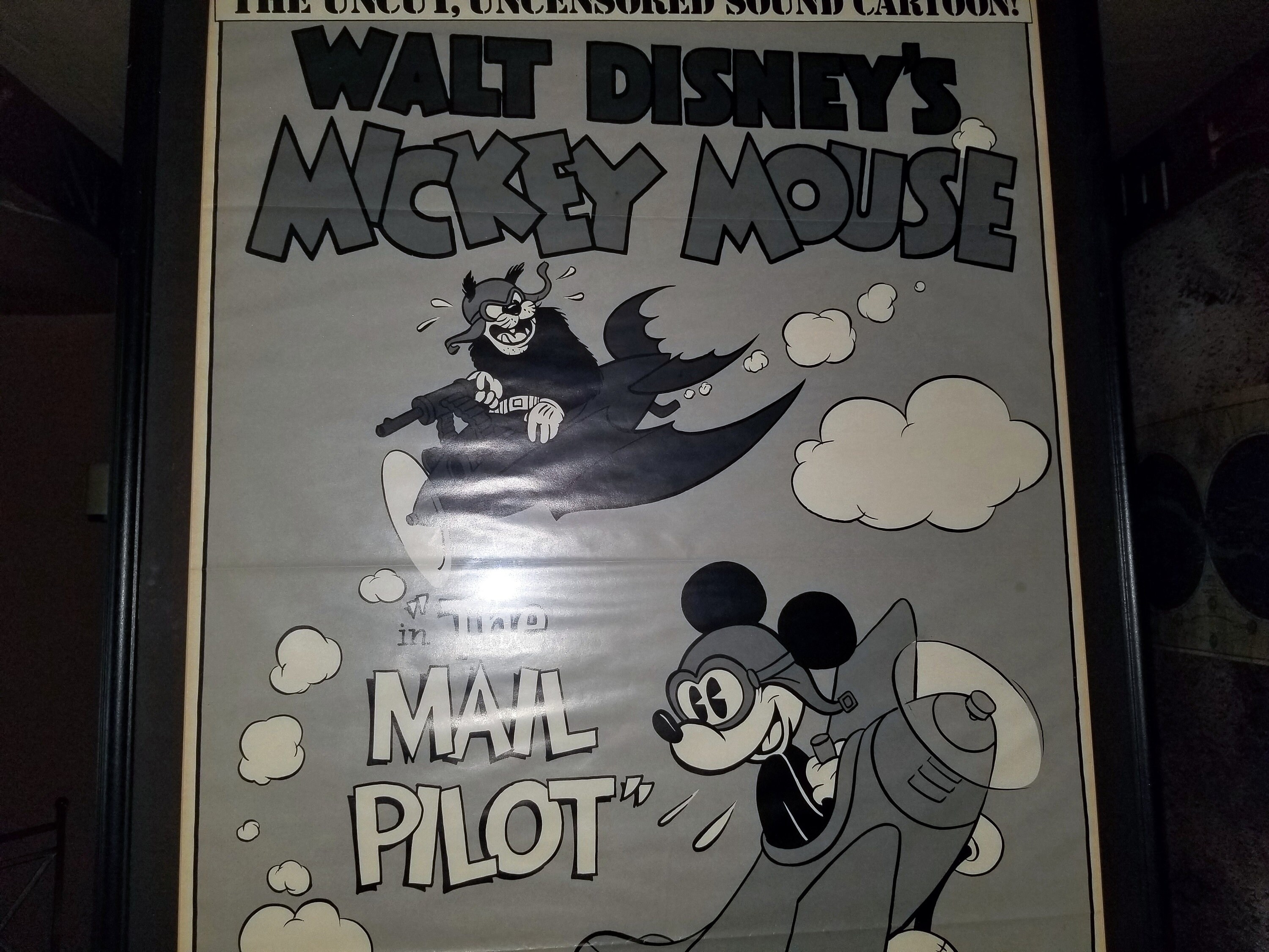 Disney Vintage Collectible Framed and Numbered Mickey Mouse Mail