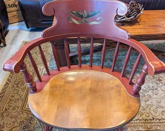 Colonial S Bent & Brothers Federal Eagle Captains Chair