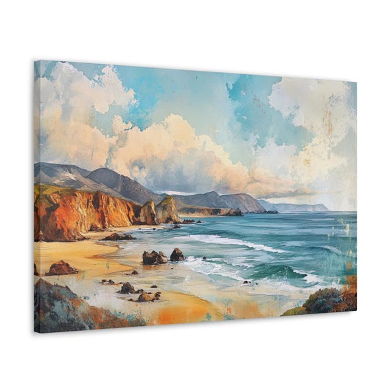 海の風景 キャンバス 油彩画 海の風景 F8号 キャンバス アート 油彩画