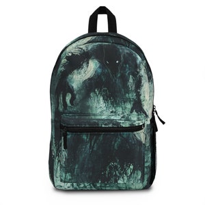 Monster Backpack (AOP)  - Spirit backpack - Bold backpack - Spooky fashion - Statement backpack - Work backpack