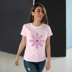 Pink Flower Short Sleeve Tee