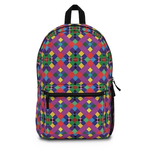 Sac à dos léger Diamond Design - 100 % polyester