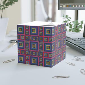 Cubo di appunti quadrati colorati - 700 fogli