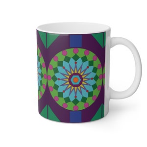 Patterned Ceramic Mug, 11oz
