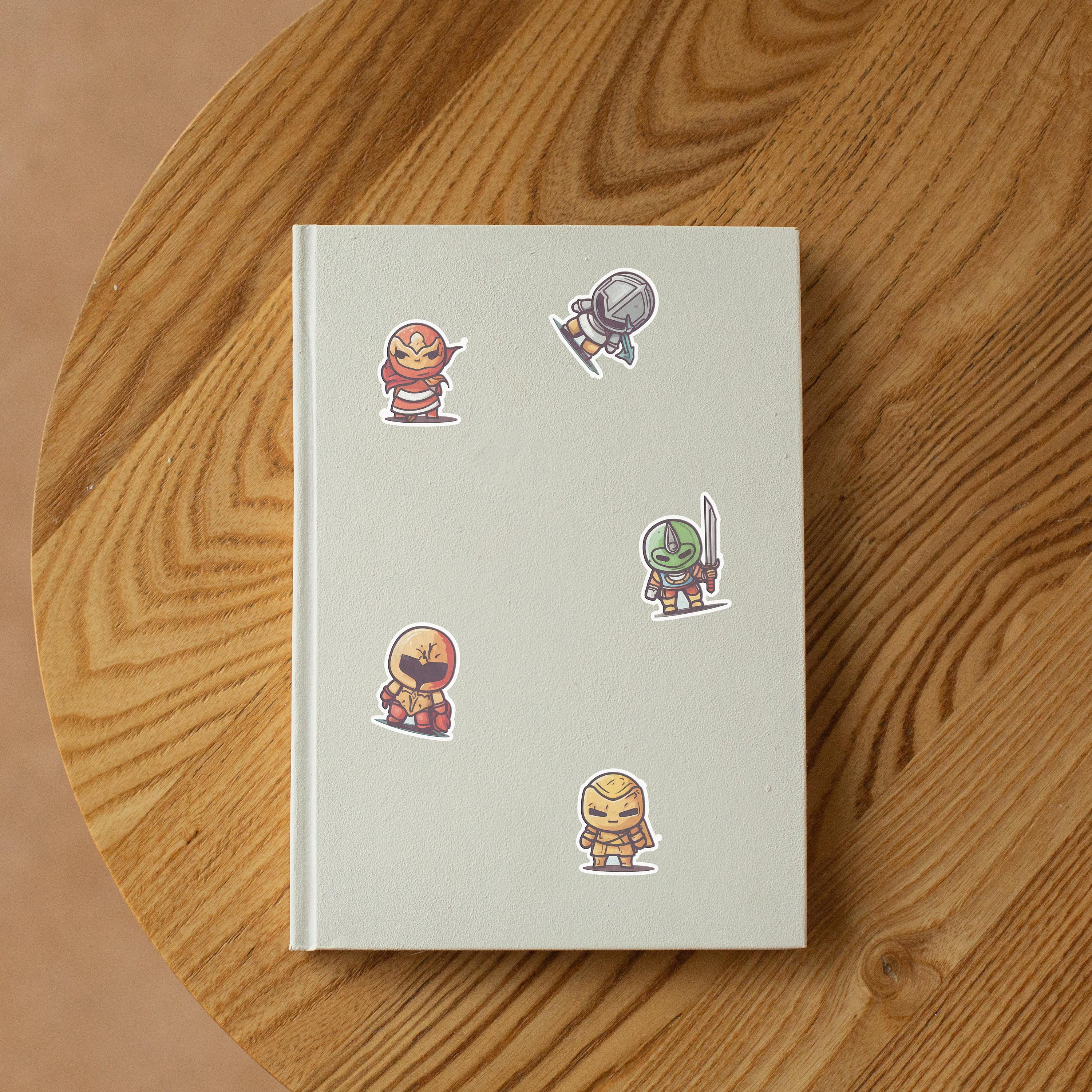 Knight Sticker Style 46 Heroic Knights Print and Cut Stickers Bundle, Printable Stickers ...