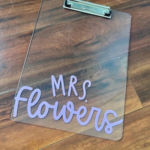 Personalized clip board