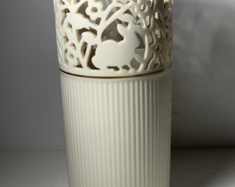 Vase vintage Lenox Glenwood Woodland Animals 20 cm