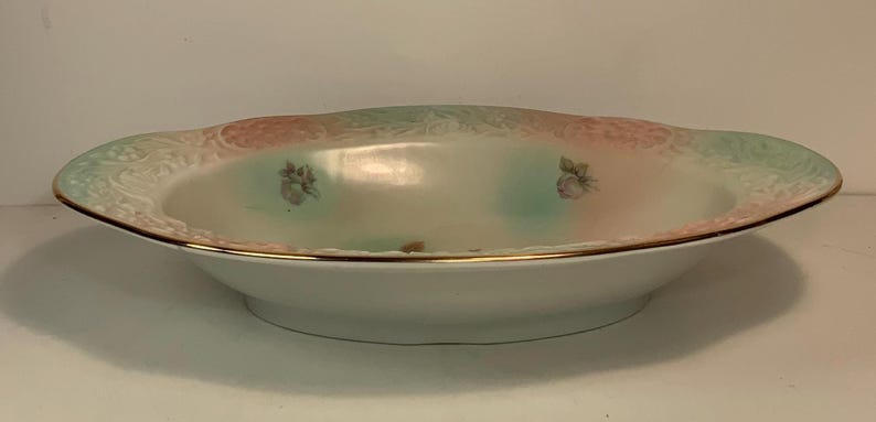 Vintage Bavaria Schumann-arzberg Wild Rose Print Serving Bowl 13 In. - Etsy