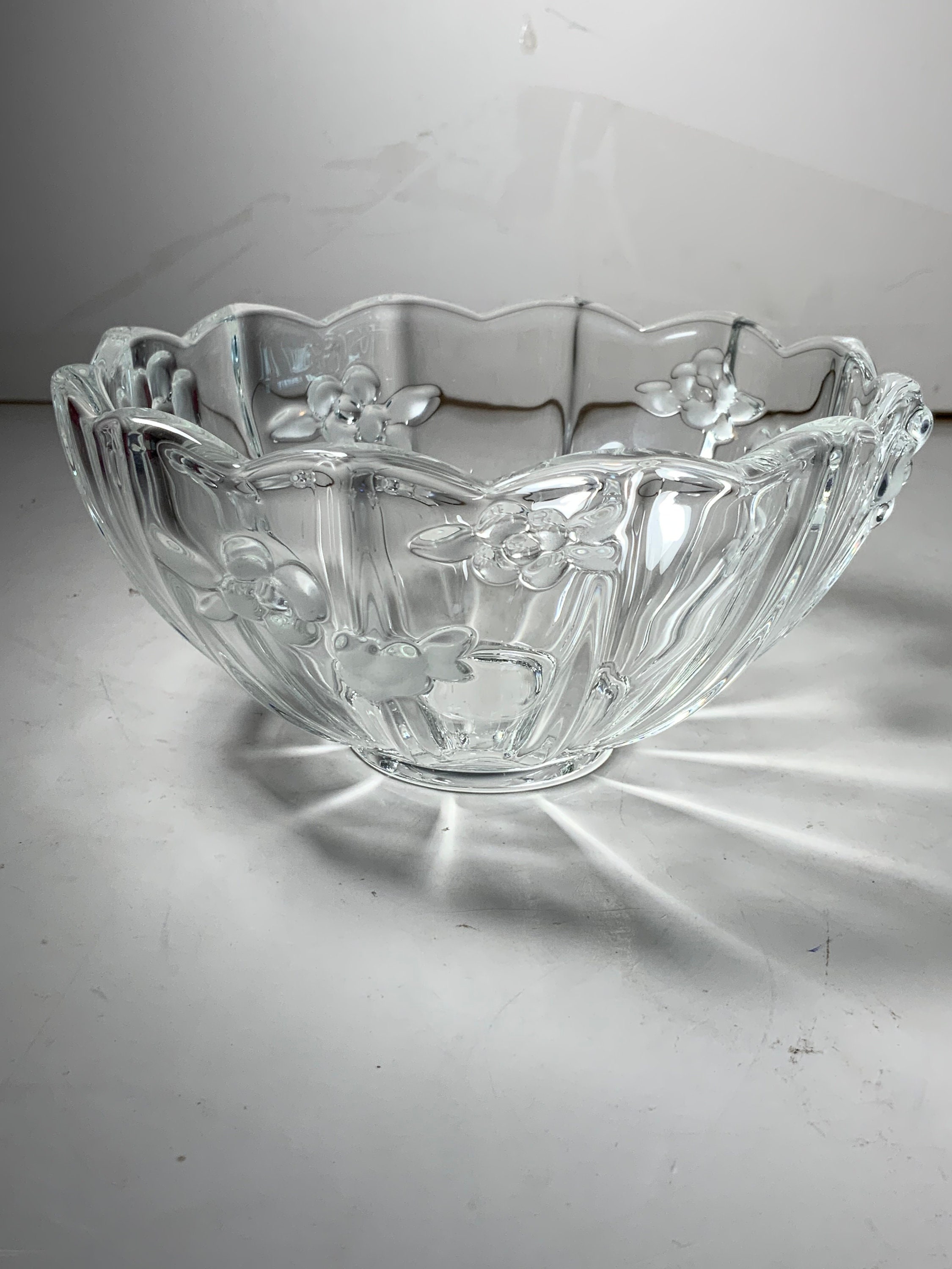オリジナル Walther Glass カルメン フローラル フロスト クリスタル