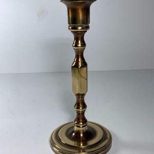 One Baldwin Brass Candlestick Holder 7 in.