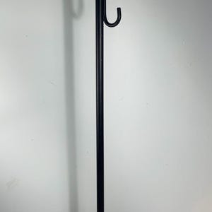 Wrought Iron Free Standing Wreath Hook Stand with Star Base 25.5 in.