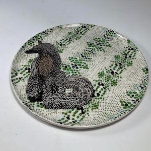 Anthropologie Gisele Fox Dessert Plate 8.25 in. image 4