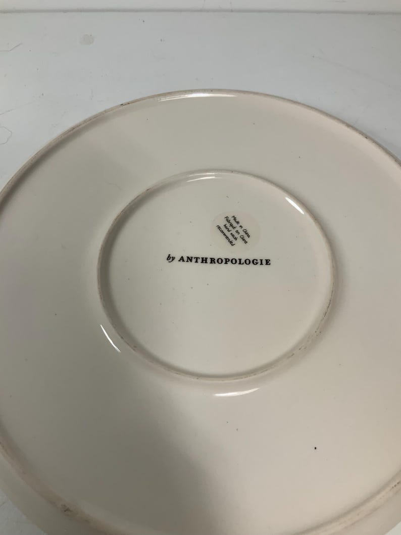Anthropologie Gisele Fox Dessert Plate 8.25 in. image 7