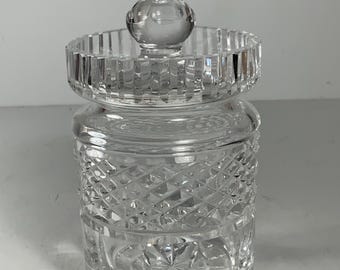 Waterford Crystal Honey/Jam Jar 5 in.
